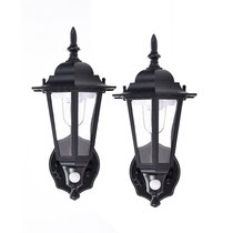 Outdoor LED Battery Powered Motion Activated Wall Sconce - #T4505