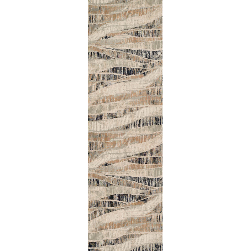 Tapis gris Briar, Tapis de couloir 2 pi 2 po x 7 pi 7 po