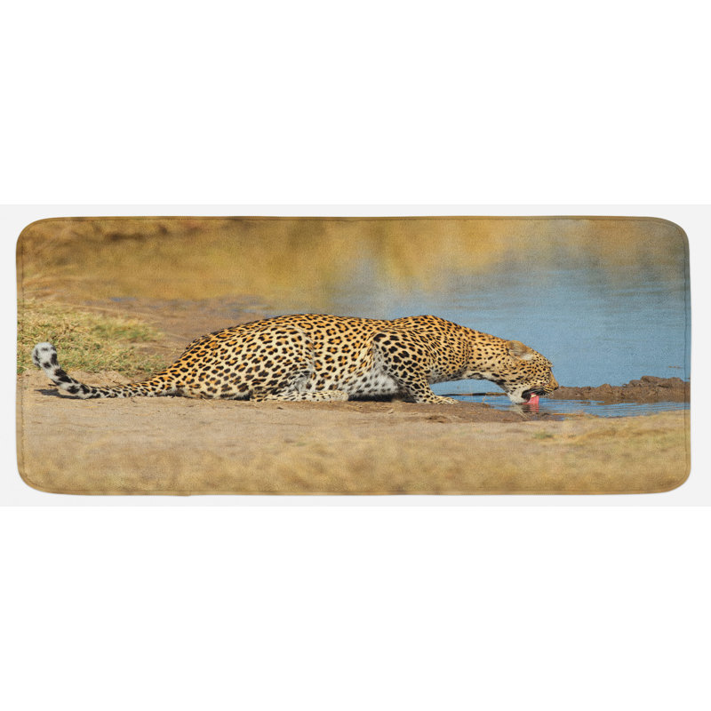 Tapis de cuisine safari