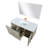 Lancy 48 in W x 20 in D Single Bath Vanity Mirror and Faucet Set-113288252