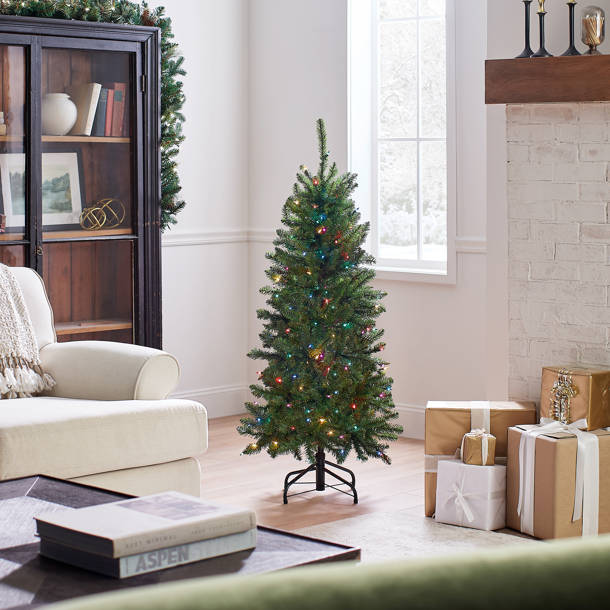 Mercury Row® Kingswood Fir Lighted Fir Christmas Tree & Reviews | Wayfair