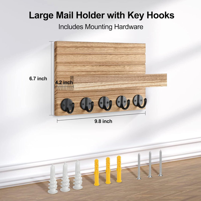 Rettstatt Wall Organiser, Burnt Wood