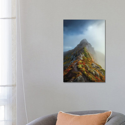 Misty Mountain 1 Piece Wrapped Canvas Wall Art