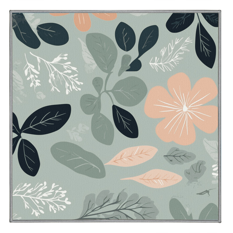 Blooming Fields Rug, Square 7'