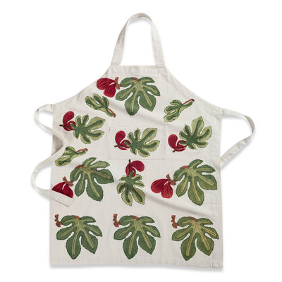 Debarata Floral Cotton Bib Apron