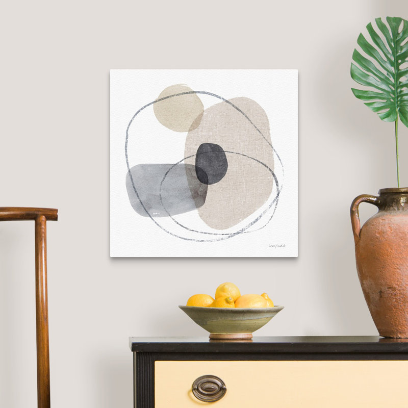 "Think Neutral 11", reproduction d'art par Lisa Audit, Toile tendue, H 20 po x l 20 po, Sans cadre