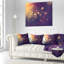 Photo rétro de pissenlit pré - coussin à imprimé floral-29598155-29598158