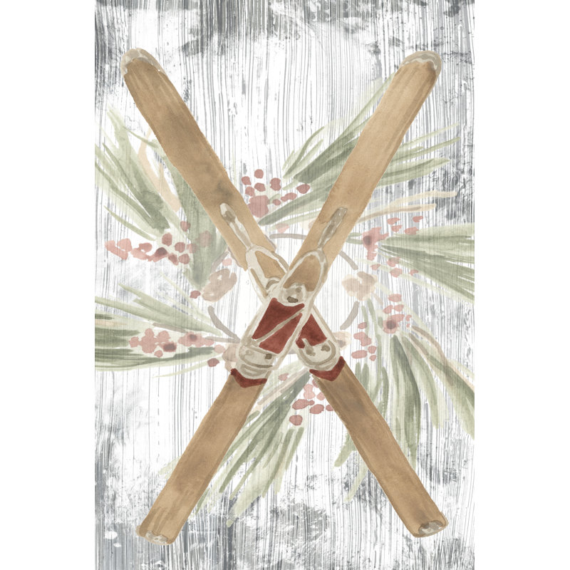 «Pinecone Lodge Collection B» par June Erica Vess, reproduction d'art sur toile tendue