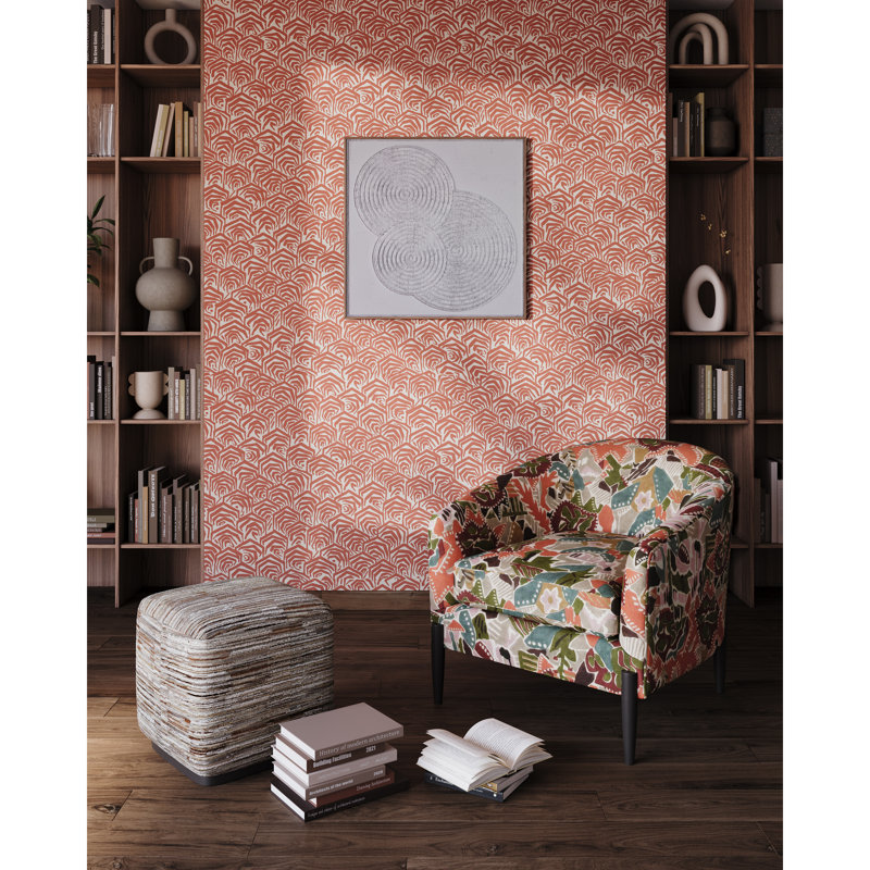 Chrystie Print, Plum/Clay