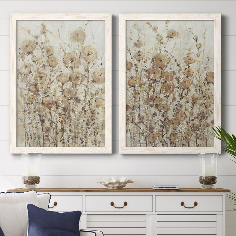 Toile encadrée de qualité supérieure Garden Edge I - prête à être accrochée, H 37,5 po x l 55 po x P 1,5 po