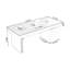 Bureau rectangulaire en bois massif brun noisette-1889806588-1889806578