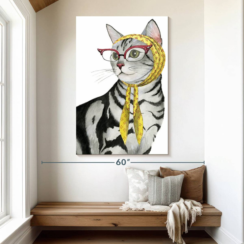 Brampt Cool Cat III, 51" H x 34" W