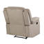 Fauteuil inclinable en tissu Global
