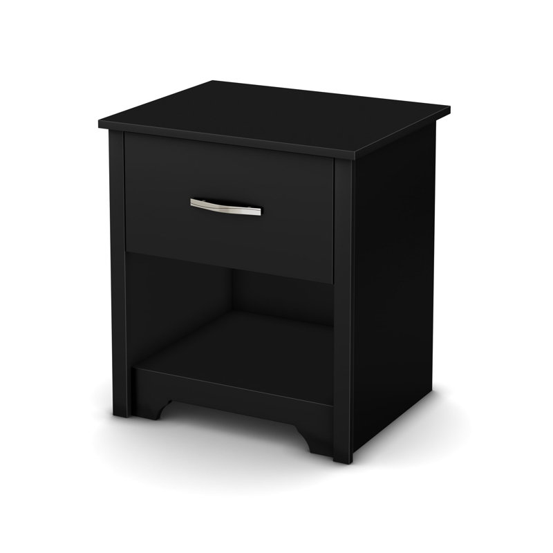 Fusion 1 - Drawer Nightstand, Black