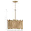 Roca 20" Three-Light Hand-Painted Modern Chandelier by Lisa McDennon