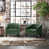 Green Faux Leather
