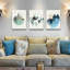Canvas Wall Decoration For Living Room Bedroom Framed Art Abstract Geometry Mountain Artworks Pictures Office Inspiration Wall Decor Ready To Hang Wall Art Prints 3 Pieces