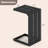 2 PCS C-Shaped End Table with Adjustable Foot Pads 2-In-1 Sofa Side Table