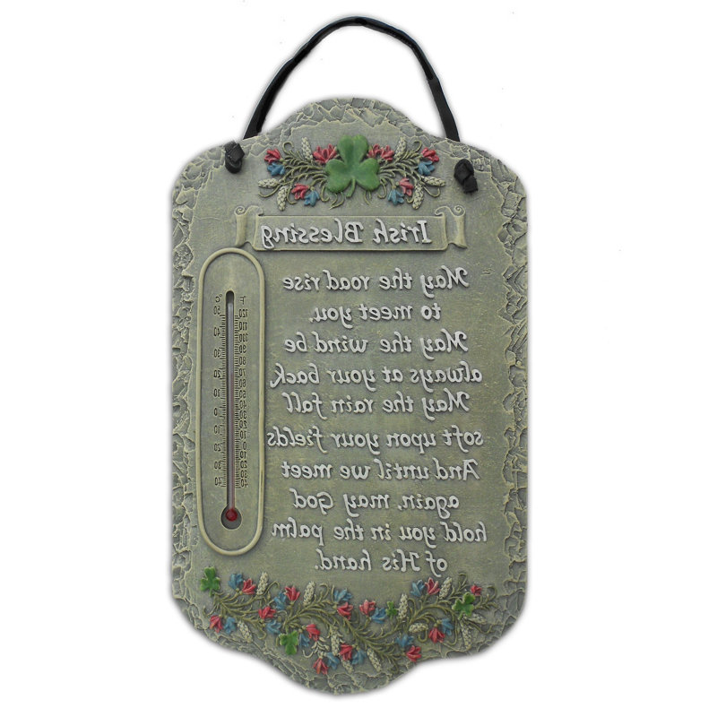Welcome Sign, 'Irish Blessing' Polyresin Wall Décor
