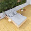 Lit de jour inclinable en rotin de 47 po de large avec coussins-1118267335