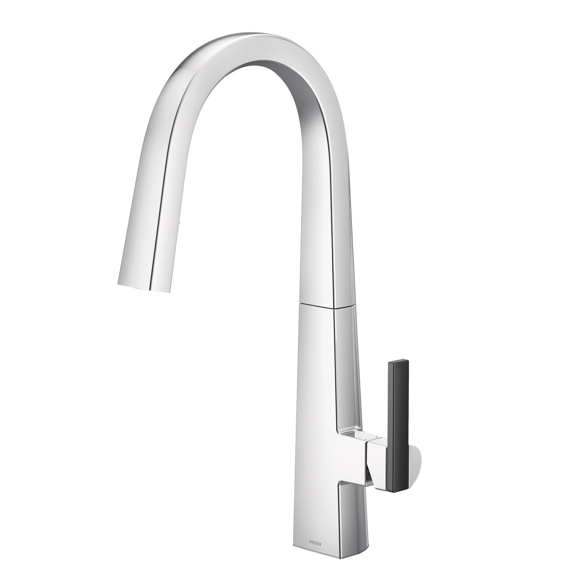 Nio Pull Down Single Handle Kitchen Faucet With Accessories, Chrome