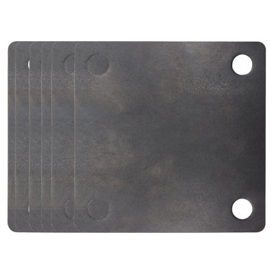 Weldable Square Steel Metal Baseplate A36 Heavy Duty Carbon Steel by Sidco Supply