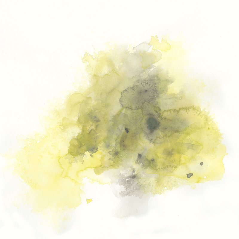 Citron Cloud II by June Erica Vess - Wrapped Canvas Painting, 91cm H x 91cm W