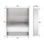 Niche de douche de salle de bain l 19 po x H 15 po, niche murale rectangulaire en acier inoxydable, nickel brossé-92540903