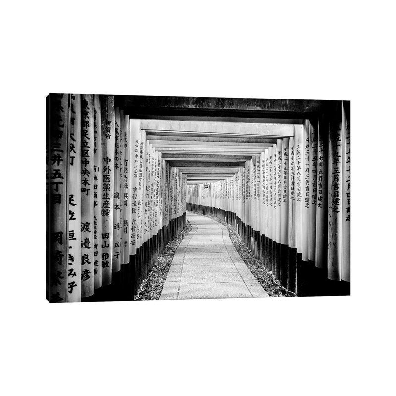 Fushimi Inari Shrine 1 Piece Wrapped Canvas Wall Art, 66.04 cm H x 45.72 cm W x 1.91 cm D