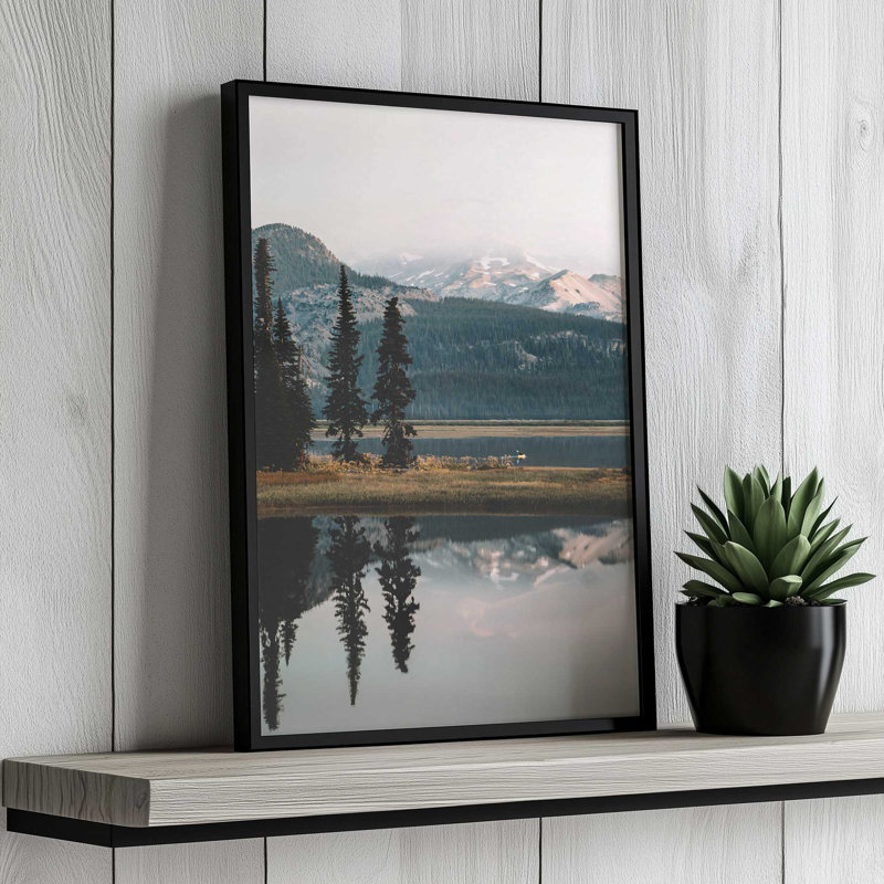 «Sparks Lake» par Rustic Bones, reproduction d'art, H 30 po x l 20 po, Tanné