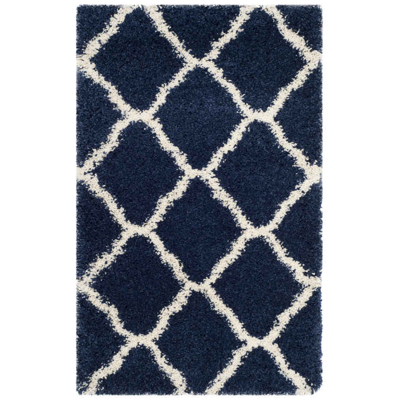Ariauna Hudson Shag Performance Geometric Rug, Rectangle 3' x 5'