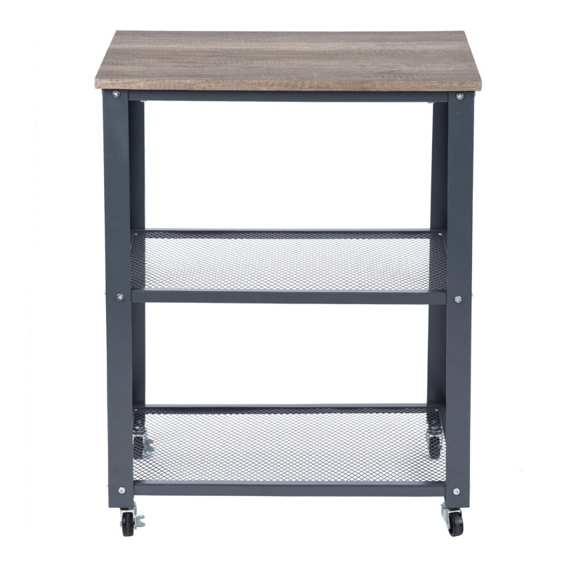 Panacea 75.5cm H x 60cm W Metal Etagere Bookcase