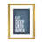 Toile encadrée d'or