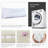 Linen Ivory Bed Rest Headboard Wedge Reading Pillow Back Support-77462735