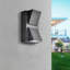 Bohden Black 14cm H Integrated LED Outdoor Flush Mount-1172997609