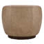 Marcy Geniue Leather Swivel Barrel Chair