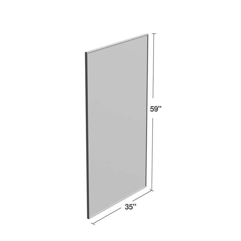 Sophisticated Rectangular Mirror With Durable Alloy Frame For Home Decoration