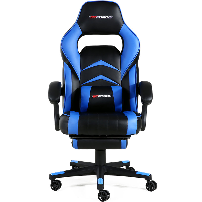 Fonseca Manufactured Wood Gaming Chair, Blue