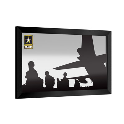 Wood Rectangle Wall Mirror