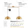 Duke 41.3" Double Pendant Light with Adjustable Height (Bulb Not Included)