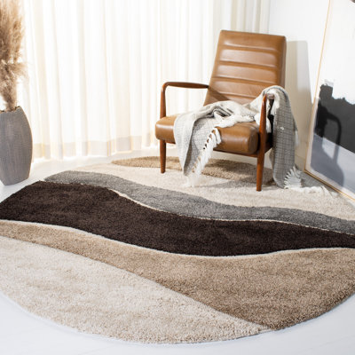 Ashal Abstract Gray/Black Area Rug