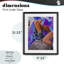 «Mauve fourrure et bottes mauves», reproduction sous verre, conception de Jesse Keith-670217895-670217894