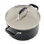 Anolon Advanced Ceramic Nonstick Cookware Pots And Pans Set, 10 Piece, Black