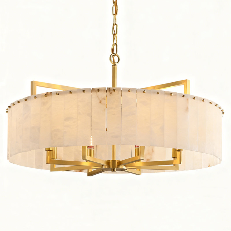 31.5" Alabaster Chandelier