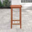 Table de bar en bois Treyton