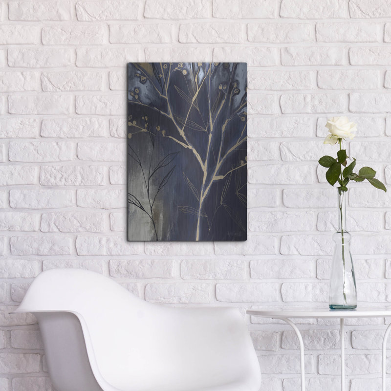 Art mural en métal noir 4 pi par Anne Tavoletti, 12 po x 16 po, H 24 po x l 16 po