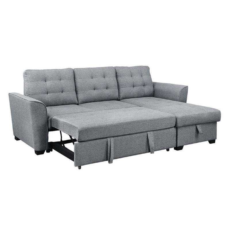 Upholstered L-Shaped Sectional Reversible