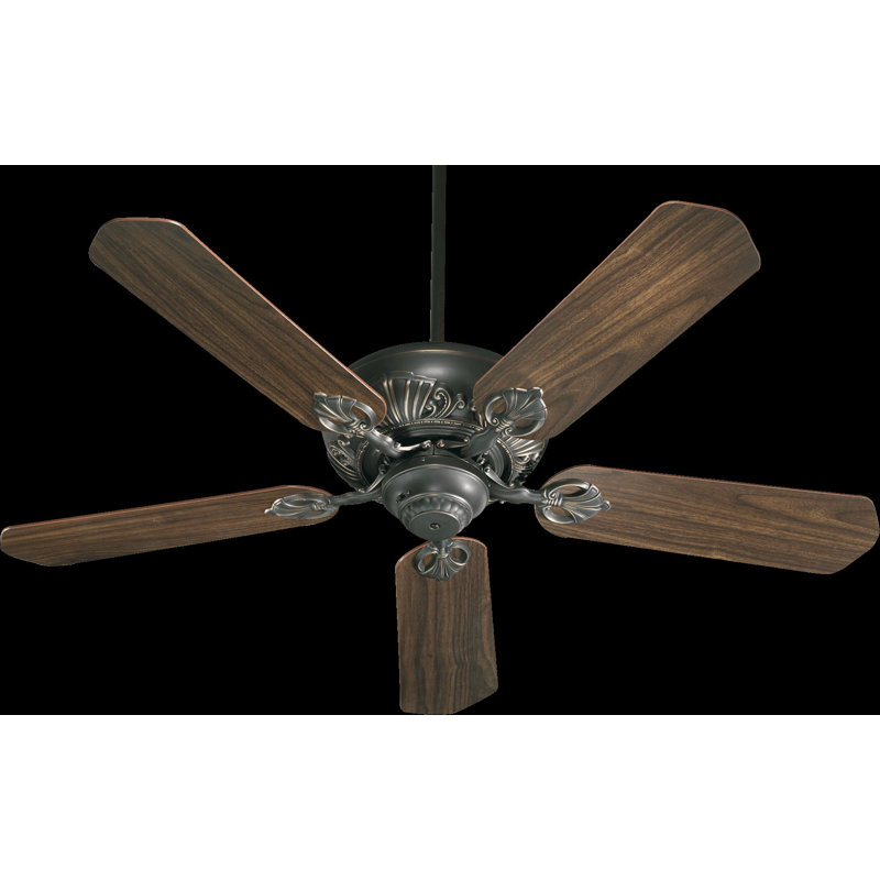 Souza 52'' Ceiling Fan, Old World with Rosewood/Walnut Blades
