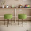 Tabouret de coiffeuse à coussins ronds PC-1531501791