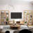 1 PCS 5-Tier Bookshelf 69" Tall Etagere Bookcase with Open Storage Shelves Display Shelf-1466281689